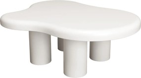 Konferenčný stolík Vercelli, 100 cm biely
