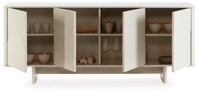 Krémovobiela komoda 180x75x40 cm Solei – MOME