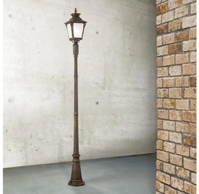 Orion - Vonkajšia lampa AIKO 1xE27/60W/230V 240 cm IP23 bronz/patina