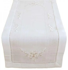 Obrus Biely kvet 40x90 cm