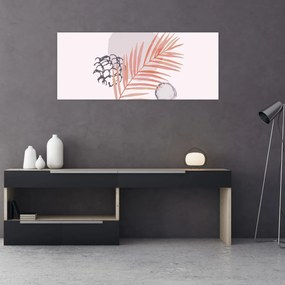 Obraz - Fialový minimalizmus N⁰3 (120x50 cm)