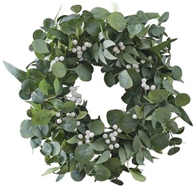 Veniec na dvere EUCALYPTUS Ø50 cm zelený