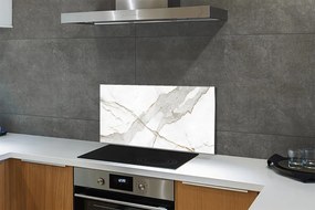 Sklenený obklad do kuchyne Marble kameň škvrny 125x50 cm