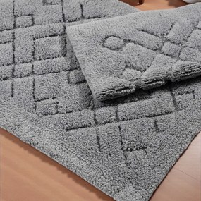 Sada kúpeľňových koberčekov BOSTON 12 sivá