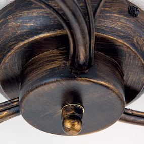 Orion DL 7-788/3 - Prisadený luster SISI 3xE14/40W/230V pr. 60 cm bronz/patina