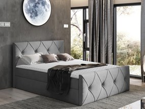 Kontinentálna posteľ Blanche Lux, Rozmer postele: 160x200, Dostupné poťahy: Mono 244
