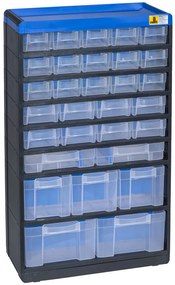 Allit Plastová skrinka so zásobníkmi VarioPlus Pro 53/60, 30 zásuviek
