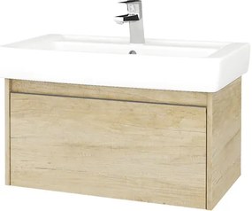 Kúpeľňová skrinka s umývadlom Dřevojas Bono 74,5x39 cm Nebraska umývadlo Q 203368
