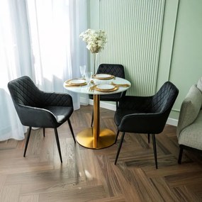 Jedálenská stolička HAVANA VELVET čierna