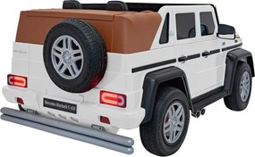 Elektrické autíčko Mercedes Benz MAYBACH G650 STRONG biele