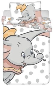 JERRY FABRICS Obliečky do postieľky Dumbo dots baby  Bavlna, 100/135, 40/60 cm