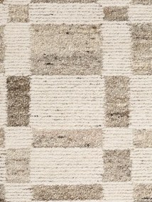 Koberec BOHO Structa kremový / hnedý