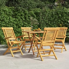 Skladacie záhradné stoličky 4 ks 56x63x90 cm tíkový masív 3155049