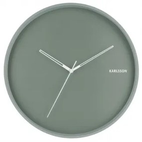 KARLSSON HUE nástenné hodiny Zelená