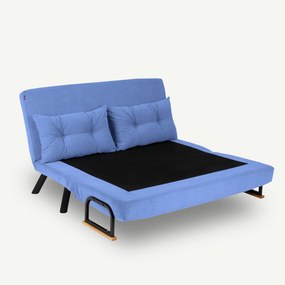 Pohovka futon  Sandy (modrá). Vlastná spoľahlivá doprava až k Vám domov. 1062314