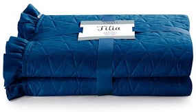 Prehoz na posteľ AmeliaHome Tilia modrý, velikost 170x270
