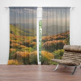 Sablio Záves Trávnatá krajina: 2 ks 140x250 cm