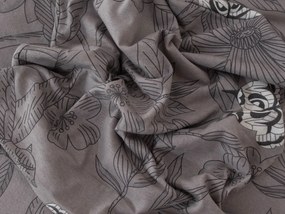 Obliečka Mako jersey 70 × 90 cm – Valeria sivohnedá