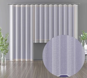 Hotová záclona alebo balkónový komplet, Venuša s olovkom, biela 300 x 180 |  BIANO