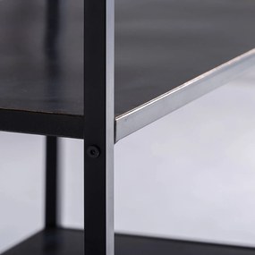 Konzolový stolík toble 75 x 38 cm čierny MUZZA