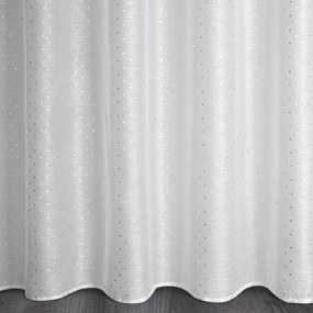ZÁCLONA NA KRÚŽKOCH SIBEL 300X250 CM BIELA