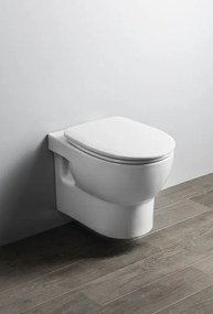 Aqualine Aqualine, ABSOLUTE závesná WC misa, Rimless, 50x35 cm, biela, 10AB02002