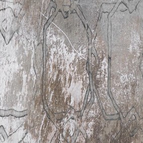 Gario Paraván Tlmená sivá Rozmery: 110 x 170 cm, Prevedenie: Otočný paraván 360°
