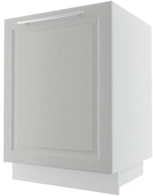 Kuchynská skrinka Emporium D1ZE/60 light grey stone/biela