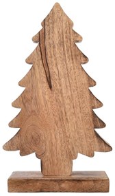 4Home Dekorácia z mangového dreva Snowflake Tree, 33 cm