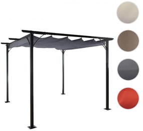Pergola se stahovací střechou 3,5x3,5 m Dekorhome