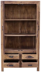 furniture-nabytek.cz - Drevená vitrína z masívu palisander 100x180x45