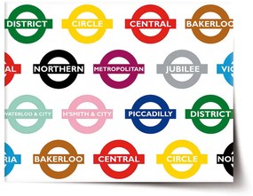 Sablio Plagát Metro - 90x60 cm