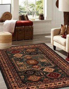 Koberec KASHQAI 4306 400 zelený / béžový