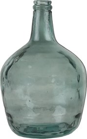 Modrá váza z recyklovaného skla 4L - Ø19*31cm