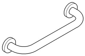 GROHE 411892430 - Vaňové madlo START 349 mm čierne