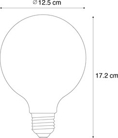 Inteligentné stmievateľné LED žiarovky E27 G125 matné 7W 806lm 2700-6500K