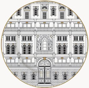 Porcelánové dezertné taniere Palazzo, 4 ks