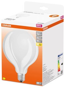 OSRAM LED žiarovka globe E27 G125 17W 2 700 K opál