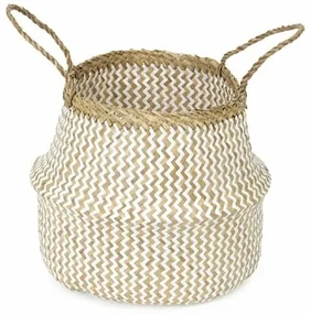 Compactor Prírodný košík z morskej trávy a papiera Belly M, skladací, 35 x 32 cm, M