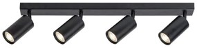 Rabalux 2086 - Stropné bodové svietidlo SOLO 4xGU10/25W/230V čierna