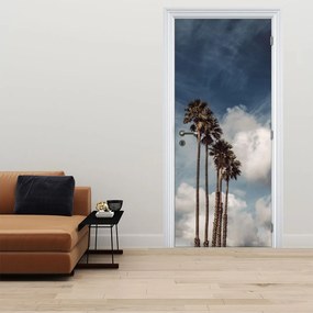 Fototapeta na dvere - Palmová dráma (95x205cm)