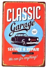 Ceduľa 3D - Classic Garage