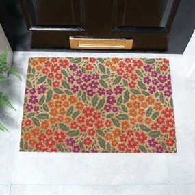 Rohožka z kokosového vlákna 40x60 cm Floral – Artsy Doormats