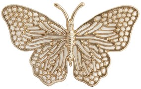 Kovová nástenná dekorácia 26x16 cm Butterfly – Light &amp; Living