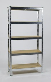 AKCIA - Balíček : 10x Regál 180x90x40 cm 5polic zinkovaný kovový
