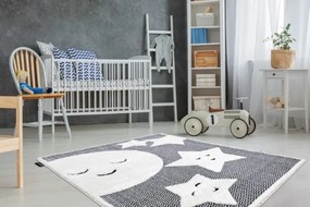 Koberec JOY Moon sivý / krém