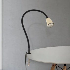 Orion - Flexibilná stolná lampa so svorkou DOTTY 1xGU10/10W/230V béžová/čierna
