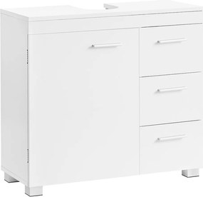 Skrinka pod umývadlo IVY, 30x70x64cm, biela Vasagle