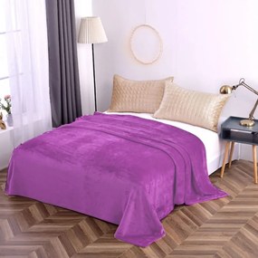 Hebká deka HOMA vhodná aj pre alergikov fialová