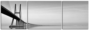 Obraz na plátne - Most Vasco da Gama - panoráma 5245QC (90x30 cm)
